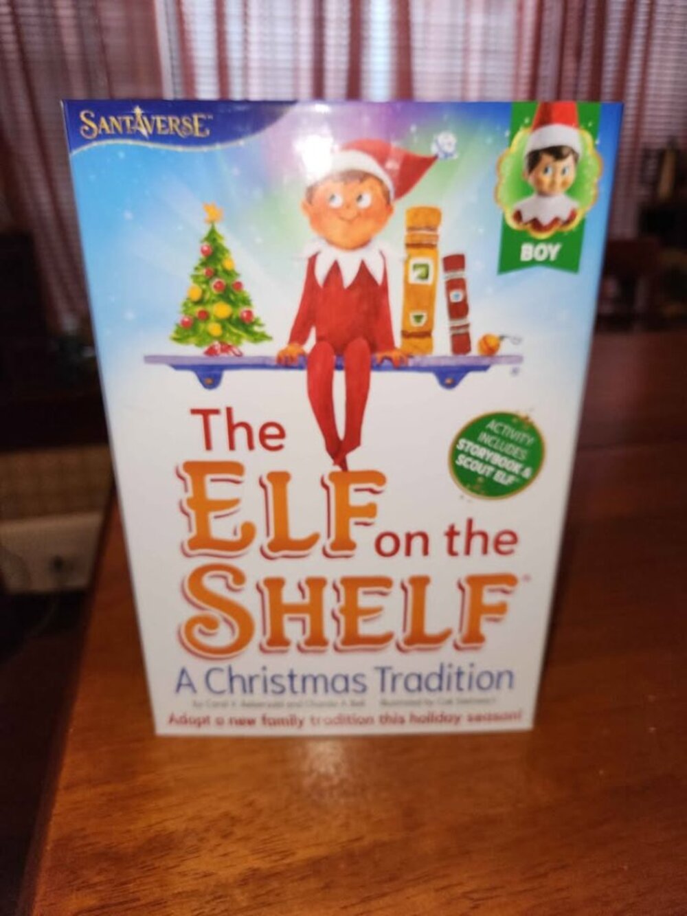 The Elf On The Shelf: A Christmas Tradition - Boy Scout Elf With Blue Eyes